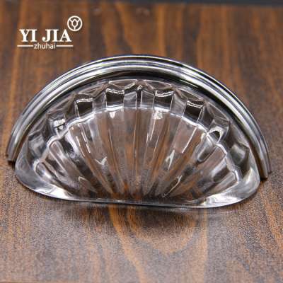 Modern Art Deco Clear Kitchen Cupboard Dresser Cabinet Drawers Furniture Hardware Crystal Glass Pulls And Knobs