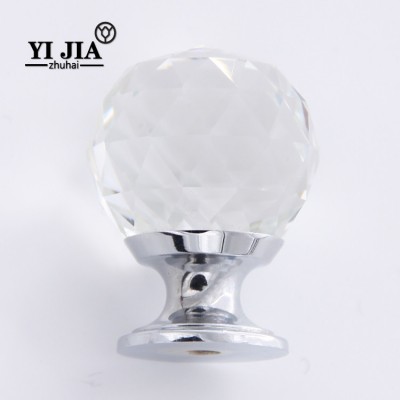 Decorative Crystal Glass Cupboard Dresser Cabinet Drawer Furniture Knobs