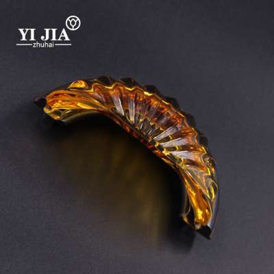 Zinc Alloy Plating Traditional Amber Crystal Handle Pull