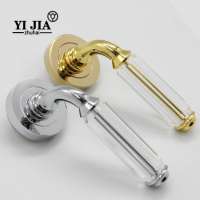 latest design door lock glass lever handle