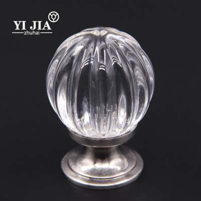 Wholesale kitchen cupboard handles crystal knob drawer handle